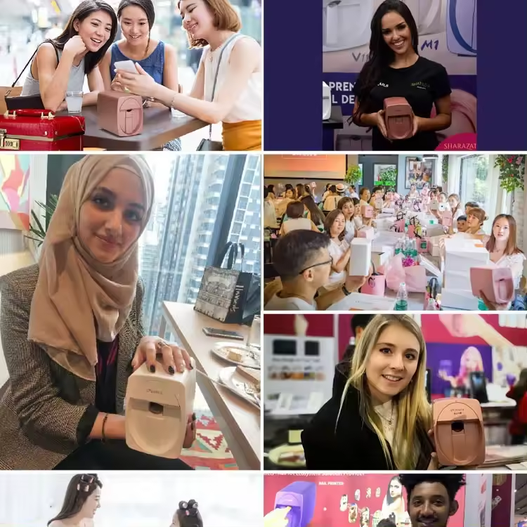 Machine Automatic Smart Mobile Wifi DIY Nail Printer