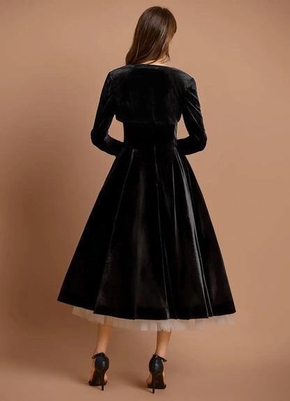 Gracyn Black Two Piece Dress